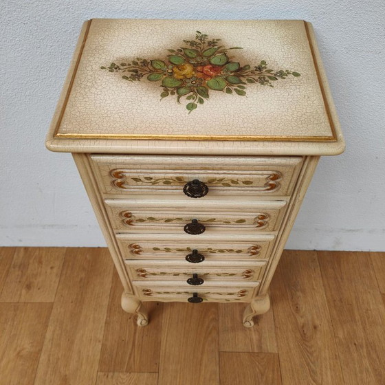 Cassettiera Vintage Queen Ann Comodino – Cassettiere, Wood (photo 11 of 11)