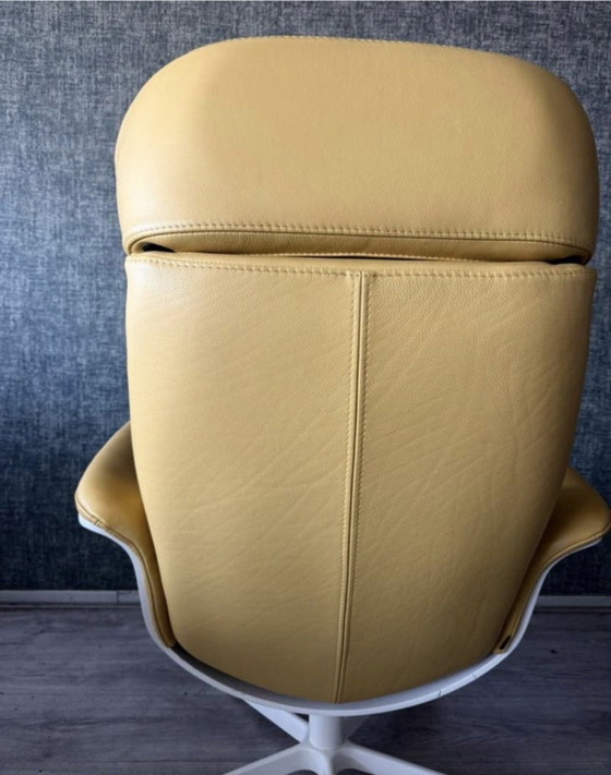 Image 1 of Conform Time Out Lounge-Sessel – Gelbes Leder