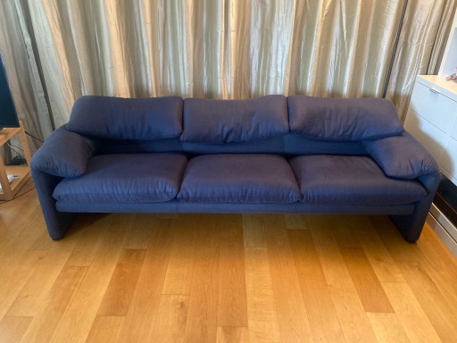 Canapé 3 places Cassina Maralunga bleu