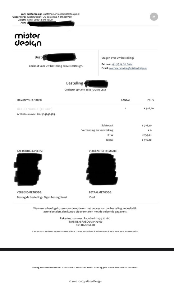 Image 1 of Tafel - Merk Ruijch, Type Retro Nordic, 220x90 cm