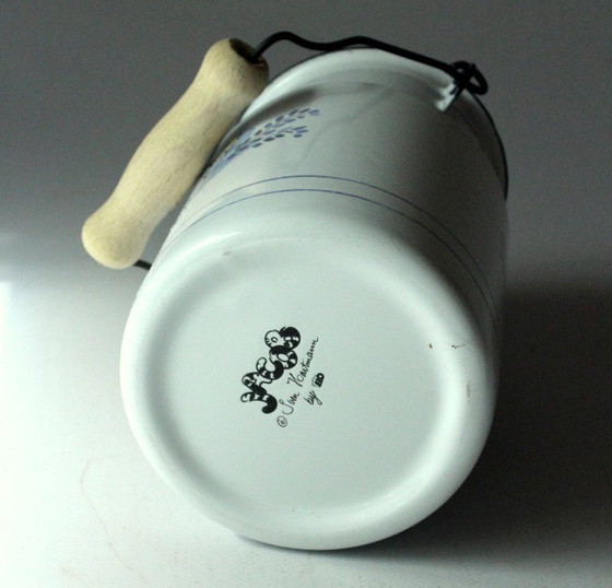 Image 1 of Lattina di latte di design smaltata Sven Hartmann di ELO/ Kater Jacob