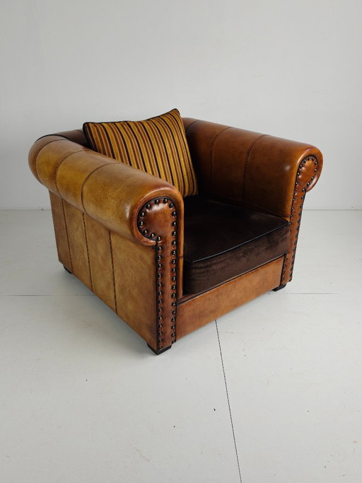 Luxury XL Lounge Armchair in Sheepskin – by Lounge Atelier – fauteuils, Other
