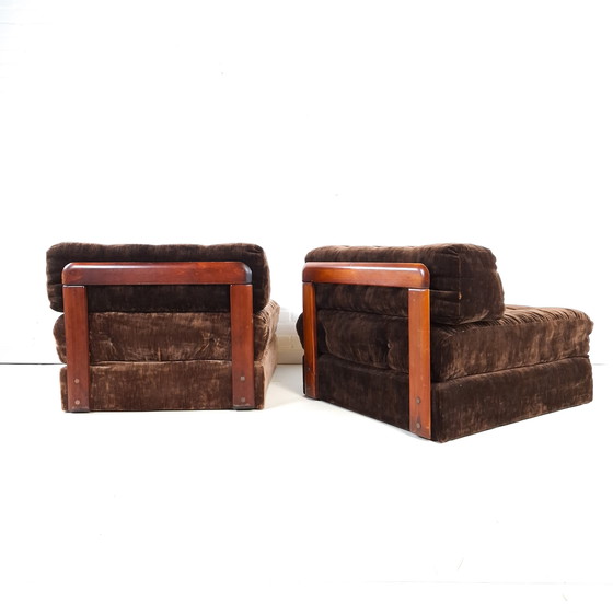 Image 1 of 2x vintage sleeping armchair