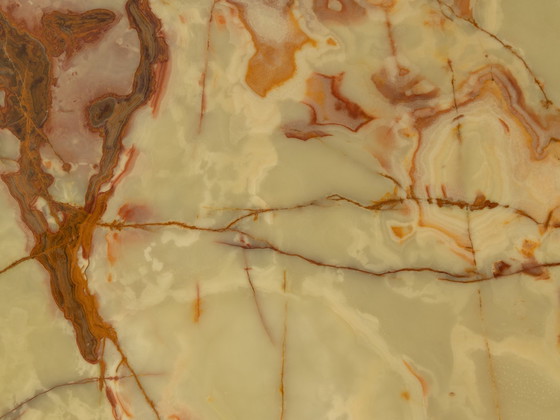 Image 1 of Mesa de centro de ónix de los años 60