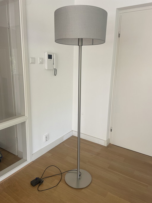 Vibia, lampada da terra, acciaio inox, design, spagnola