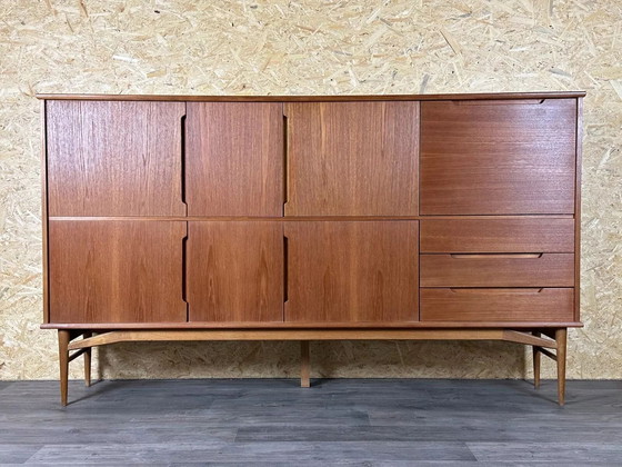 Image 1 of 60's 70's Teak Sideboard Highboard modèle Fredericia Danish Modern Design
