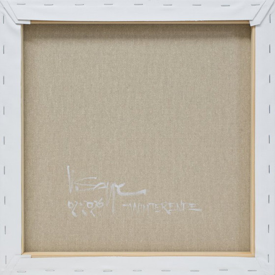 Image 1 of Malerei Winterende, handgemaltes Unikat, Natur, Landschaftsmalerei, Acrylmalerei 40x40cm