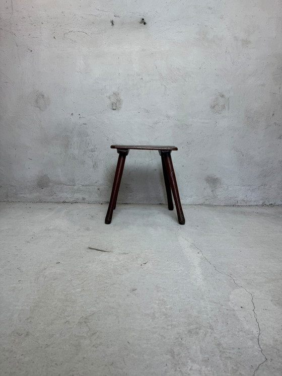 Set di quattro sgabelli da fabbrica svedesi – Wood (photo 13 of 14)