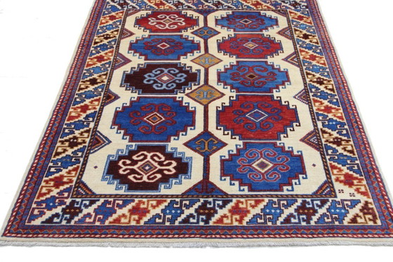 Image 1 of Origineel handgeknoopt Ziegler Kazak tapijt, 187 x 127 cm. Nieuw en in uitstekende staat.