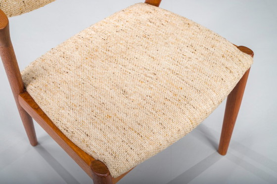 Image 1 of Mid-Century Modern Teak Model 42 Stuhl von Kai Kristiansen für Schou Andersen, 1960er Jahre