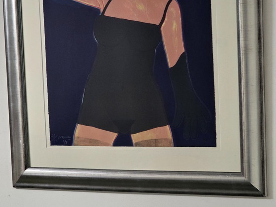 Image 1 of Corneille - Femme et crâne - Signé - 1979 - 23/90