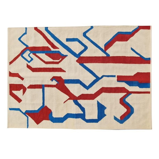 Tapiz tejido a mano sin título de Willem de Kooning | Arte textil | 247 × 172 cm (97 × 68 pulgadas) (photo 5 of 10)