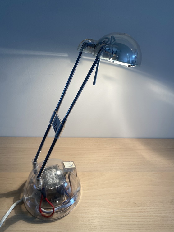 Image 1 of Lampada da tavolo telescopica regolabile vintage di grandi dimensioni