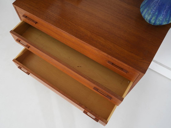 Modulaire stellingen van Kai Kristiansen, teakfineer met zwarte wandrails, Denemarken, jaren 60. (photo 12 of 31)