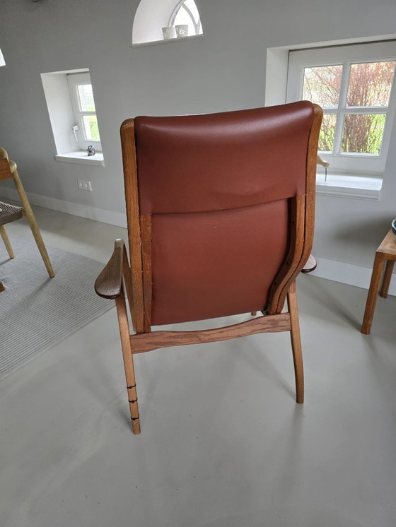 Image 1 of sedia vintage svedese Lamino di Ingve Ekestrom