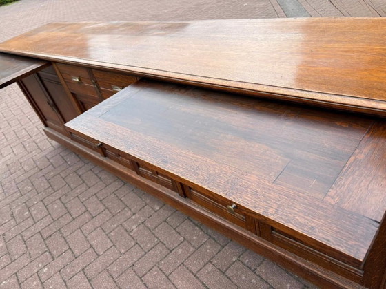 Image 1 of Oak sideboard 19th century