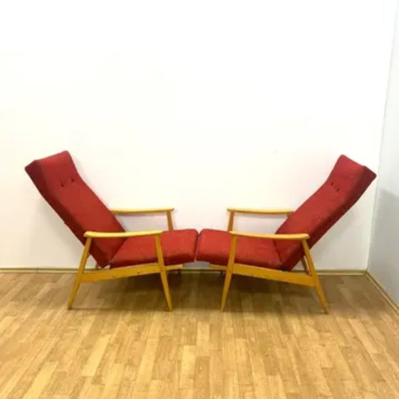 Image 1 of Retro fauteuils, TON, Tsjecho-Slowakije, jaren 60