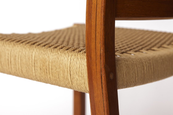 Image 1 of 1 di 2 Sedia Niels O. Møller Modello 408 Teak Sedia da pranzo danese d'epoca di metà secolo