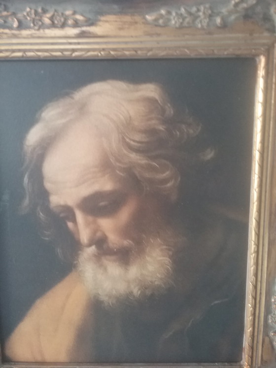 Image 1 of Gemälde mit einer Darstellung des Heiligen Josef, gemalt von Guido Reni, Italien