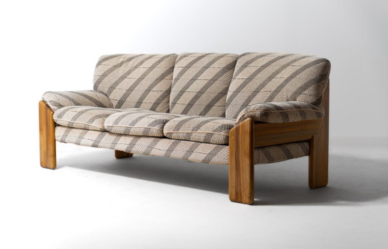 Canapé Vintage 'Sapporo' – Canapés 3 places, Wood, Textile (photo 10 of 16)