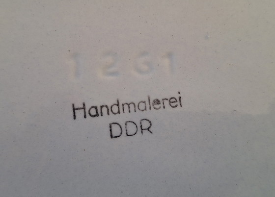 Image 1 of Handbemalte DDR-Servierschale