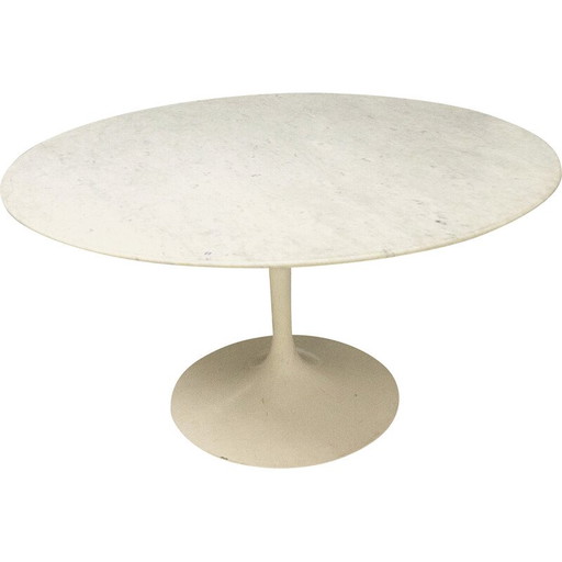 Tavolo vintage in marmo Tulip di Eero Saarinen per Knoll