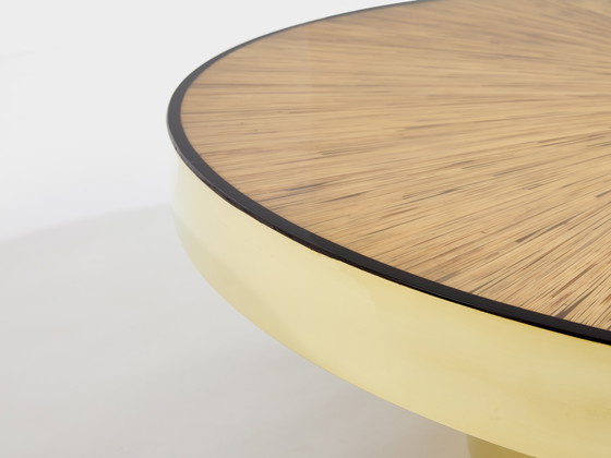 Image 1 of Couchtisch aus eingelegtem Bambus und Messing 1980