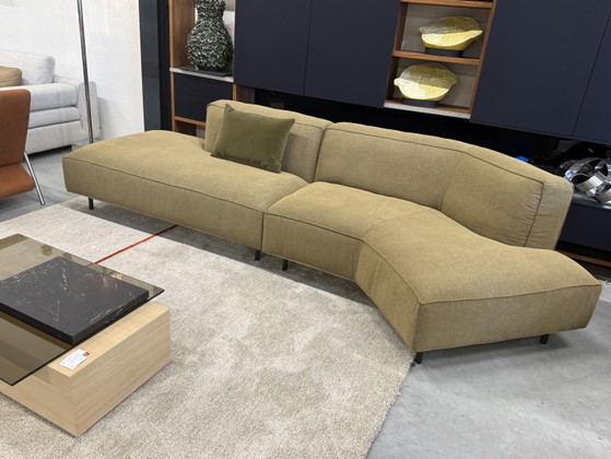 Image 1 of Gelderland 6400 Ecksofa grüner Stoff 310