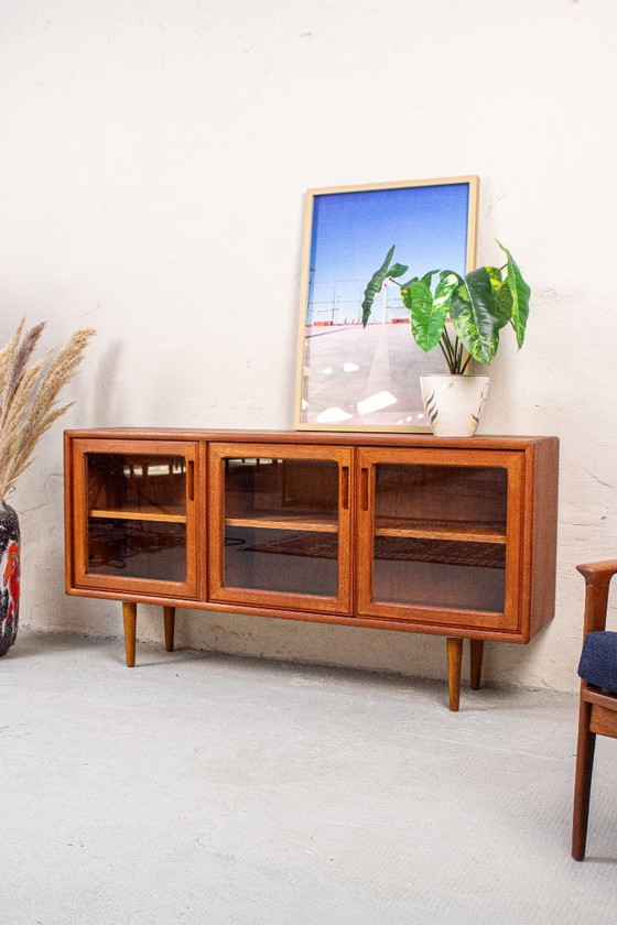 Vetrina, credenza e cassettiera vintage in teak, design danese, stile metà secolo. – Vetrine, Wood (photo 4 of 15)