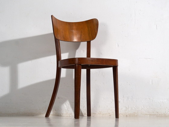 Retro style bentwood chairs (c.1950). Set of 2 pieces #3 – Dining chairs (photo 32 of 40)