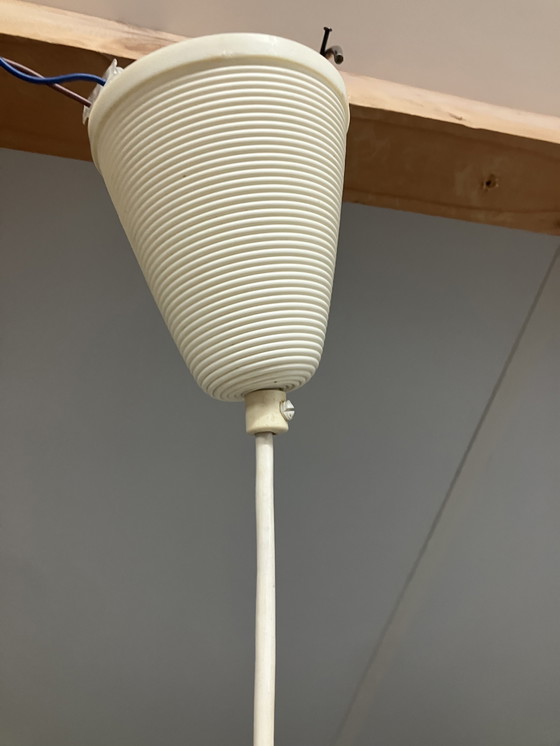 Image 1 of Vintage jaren 60 Rotaflex hanglamp met originele plafondkap!