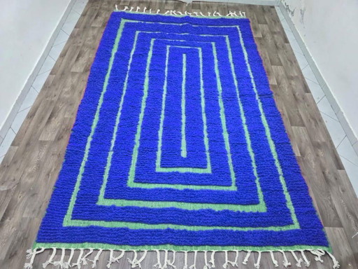 Tapis marocain artisanal en laine 300cmx150cm