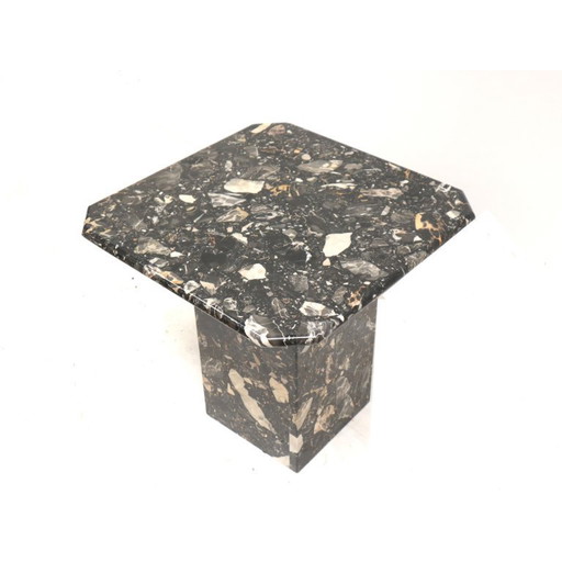 Vintage terrazzo coffee table / side table from the 1970s