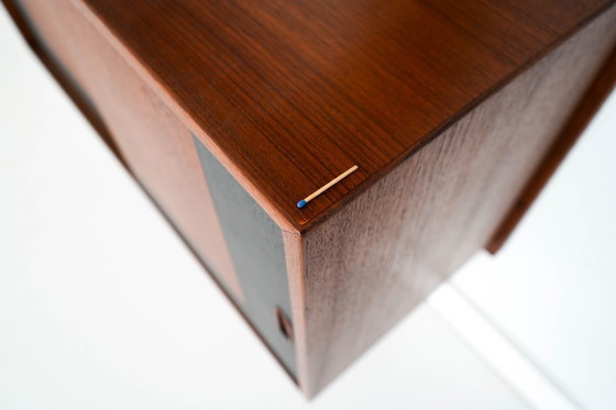 Image 1 of Teak modular shelving unit, Danish design, 1960s, manufactured by Hansen & Guldborg