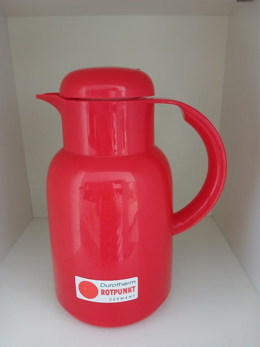Vintage Rotpunkt Thermoskan Rood - Made in West Germany