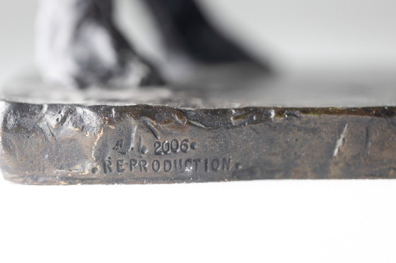 Image 1 of François Pompon. « Rhinocéros », bronze, tirage de 2006.