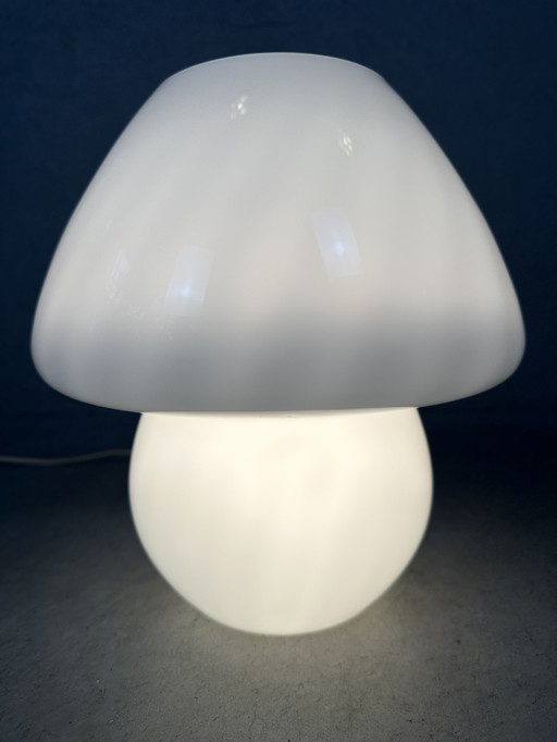 Vintage 'swirl' mushroom lamp