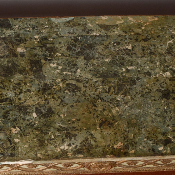 Louis XIV Lacquered Wood Console Writing Desk, 17th Century, Scagliola Top, Multi Color, Barok (photo 23 of 33)