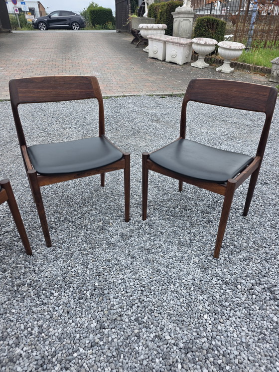 Image 1 of 4 Skandinavische Stühle von Scantic Møbelværk Dänisches Design 60er Jahre