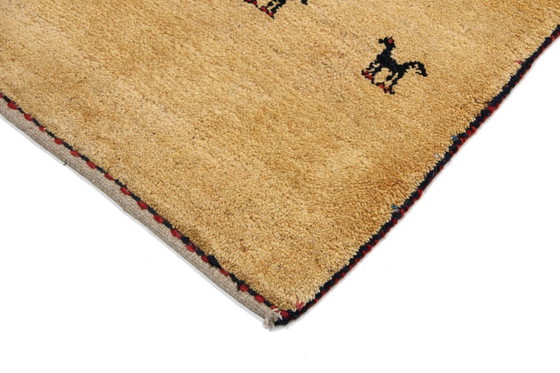 Image 1 of Original Perserteppich Gabbeh Ghashghai Orientteppich 172 cm x 96 cm Alt Natur