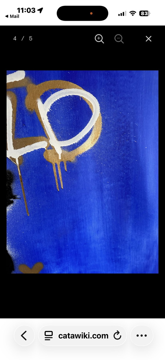 Image 1 of Gemälde „Betet für die Welt“ zu verkaufen