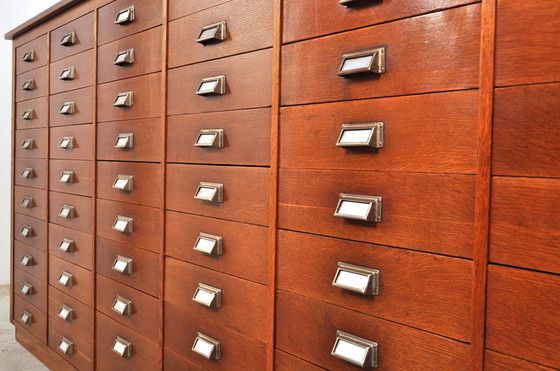 Image 1 of Vintage Eikenhouten Ladekast XL Jaren 30