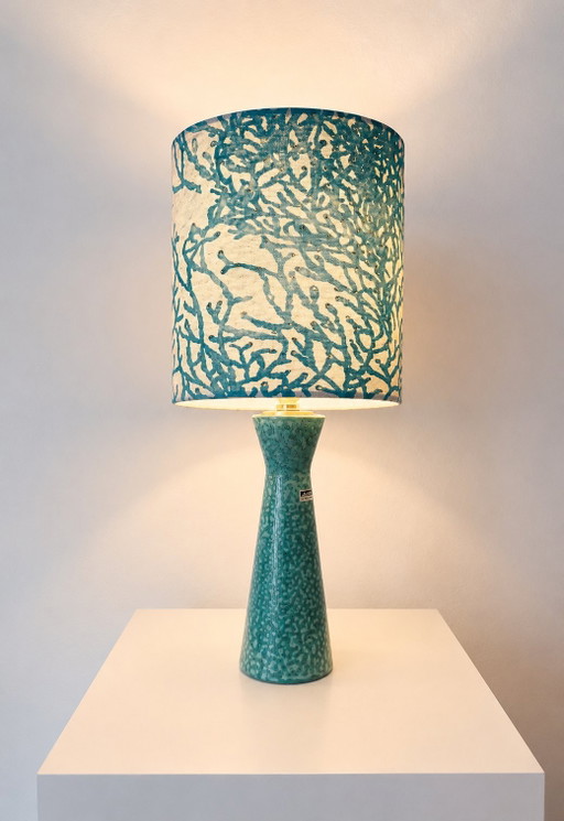 Very narrow Scheurich vase lamp - cordless - sideboard lamp
