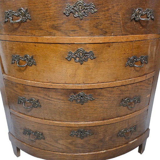 Image 1 of Commode d'angle hollandaise ancienne, début du XIXe siècle
