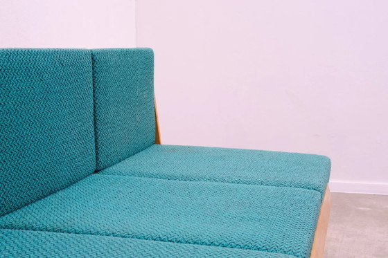 Image 1 of Divano letto pieghevole di metà secolo, prodotto da Drevotvar negli anni '70, Cecoslovacchia.