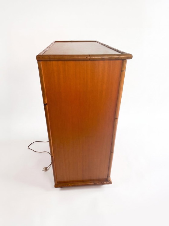Image 1 of Vintage rotan commode DAL VERA - Italy