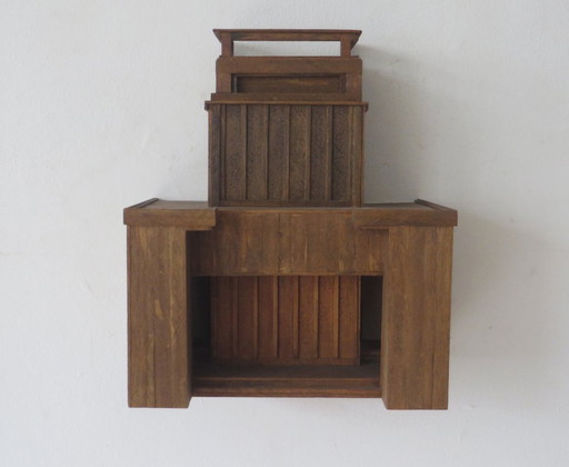 Eric van Solm - 'Memoria' – beeldhouwkunst, Wood, Hedendaags