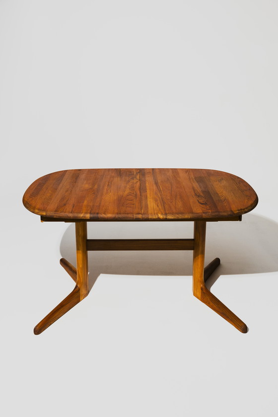 Image 1 of Vintage Scandinavian Dining Table in Solid Teak – 1960