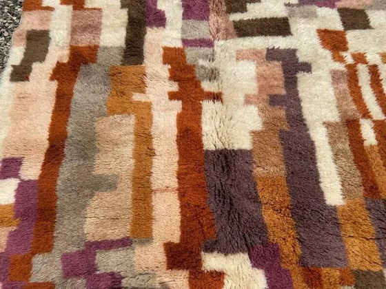 Tappeto Mrirt marocchino multicolore 300x200 cm – motivo geometrico astratto – Tappeti, Lana, Cotone (photo 9 of 13)