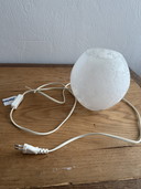 IKEA Knubbig retrolamp wit glas 18cm